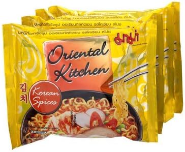 Mama Instant Noodles Oriental Kitchen Korean Spice Flavour 80g.(4 Packs) by MAMA Instant Noodles