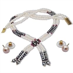 Pearl Necklace & Earring Set for Girls (prl006)