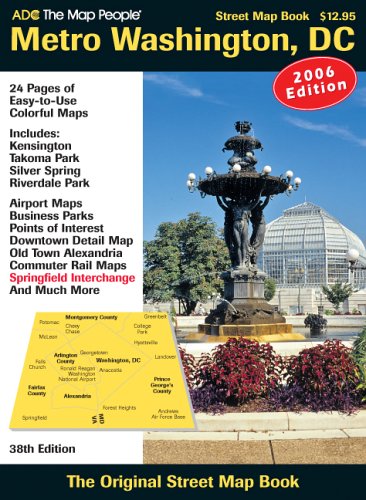 City Travel Guides Discounted  Books : Metro Washington, DC: Includes: Kensington, Takoma Park, Silver Spring, Riverdale Park