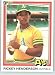 1981 Donruss #119 Rickey Henderson - Oakland Athletics (Baseball Cards)
