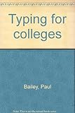 Typing for colleges