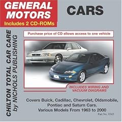 GM Cars 1963-2000 (CD-ROM in Jewel Case) (Total Car Care)