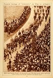 1922 Rotogravure Arlington Cemetery Funeral Unknown Soldier Military Coffin War - Original Rotogravure