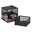 Rolodex : Organization 2-Drawer Cube, Wire Mesh, Storage, 6w x 6d x 6h, Black -:- Sold as 2 Packs of - 1 - / - Total of 2 Each