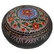 Hand-painted Lacquerware Round Treasure / Jewelry Box (Thailand)