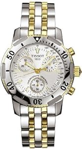 Tissot Men's T17248633 PRS200 Two-Tone Chronograph Watch