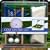 Desktop 18th Hole Mini Exec Golf Set Sand Trap Rake Etc