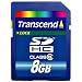 Transcend 8 GB SDHC Class 6 Flash Memory Card TS8GSDHC6E [Amazon Frustration-Free Packaging]