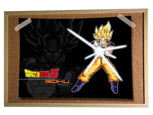 Anime Dragonball Z Goku Super Saiyan Poster Print Size:36" x 24" (90 x 60 cm Approx)