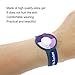 WEMELODY 3PCS/Lot Outdoor UV Tester Band Bracelet Meter Watch Ultraviolet Rays Sensor Indicator Detector Color Changing Best Gift for Friends/Relatives and Loves Skin Protection (Dark Blue)