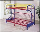 2" Twin/Full "C" Shape Futon Bunk Bed By Acme Furniture