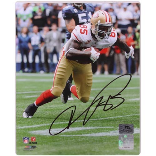 San Francisco 49ers #85 Vernon Davis Autographed 8'' x 10'' Portrait Photograph
