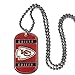 Siskiyou Sports NFL Kansas City Chiefs Dog Tag Necklace, 36-Inch