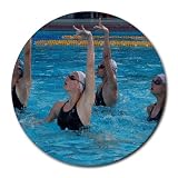 Synchronized Swimming Sport Round Mouse Pad