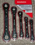 5 Piece Ratchet Wrench Set