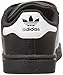 adidas Originals Kids Superstar Foundation Sneaker, Core Black/White/Core Black, 6.5 US Unisex Toddler