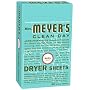 Mrs. Meyer's Clean Day Dryer Sheets, Basil, 80-Count Boxes (Pack of 3)
