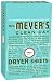 Mrs. Meyer's Clean Day Dryer Sheets, Basil, 80-Count Boxes (Pack of 3)