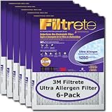 3M Filtrete Ultra Allergen Filter - 16x25x1 - 6-Pack