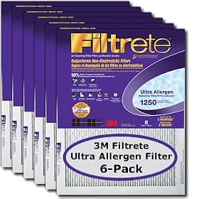 3M Filtrete Ultra Allergen Filter - 16x30x1 - 6-Pack