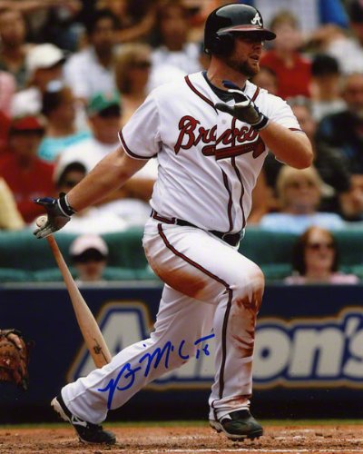 Brian McCann Autographed Photograph | Details: Atlanta Braves, 8x10, Batting