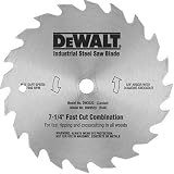 DEWALT DW3325 7-1/4-Inch 40 Tooth ATB Combination Saw Blade with 5/8-Inch and Diamond Knockout Arbor