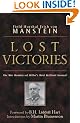 Lost Victories: War Memoirs of Hitler's Most Brilliant General