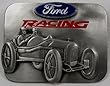 Ford Racing Enamel Pewter Buckle