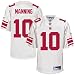 Search : Reebok New York Giants #10 Eli Manning White Replica Football Jersey