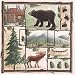Cabin Scene with Bear, Moose, Canoe, Mountain, and Tree Double Toggle Switchplate Light Switch Cover Accent Wall Decor Art Print Switchstix from IdeaStix by Donna Jensen