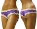 Mary Green Silk Knit Low Cut Boy Thong with Lace - LL6