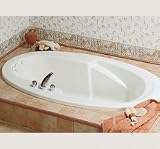 Pearl 103567 000 Teal CS P5 Bathtub   103567 000