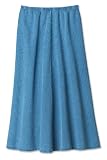 Ribbed Cotton A-line Skirt