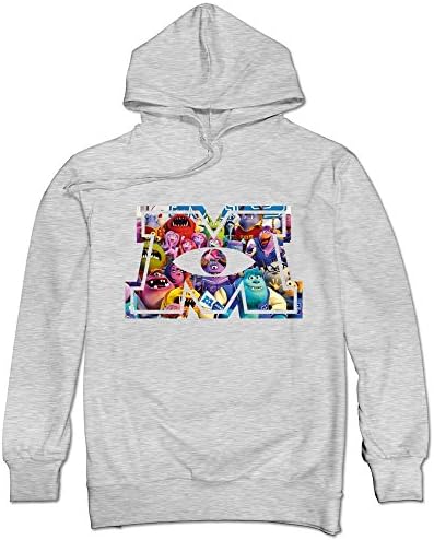 Cool Monster Billy Crystal University Men's Hooded Hoodies Ash Size M