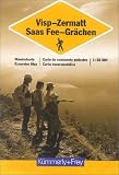 K�mmerly & Frey Karten : Visp, Zermatt, Saas Fee, Gr�chen