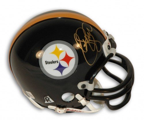 L.C. Greenwood Autographed/Hand Signed Pittsburgh Steelers Mini Helmet