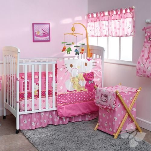 Hello Kitty Caramelo Crib Bedding 12Pc Complete Set Baby Shop
