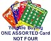 Regal Travel Auto Bingo Game Card - Car Bingo, Assorted Colors (Sold Individually)