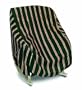 Two Dogs Designs Oversized Chair Cover, Green Stripes