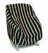 Two Dogs Designs Oversized Chair Cover, Green Stripes