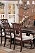 Set of 2 Dining Chairs – Traditional Dark Cherry Finish