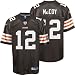 Men's Colt McCoy #12 Cleveland Browns 2010 Rookie NFL Replica Football Jersey by Reebok (Brown-White(Size=XXX-LARGE)