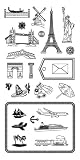 Fiskars 4-Inch By 8-Inch Stamp- Wish You Were Here