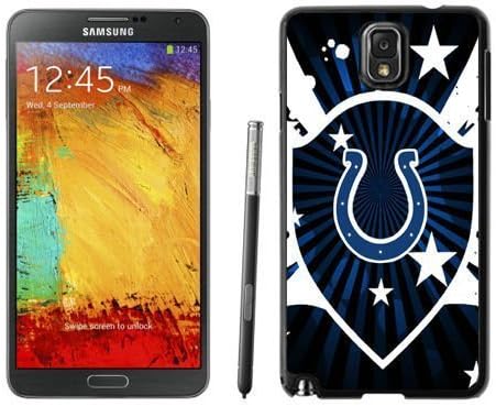 Classic Indianapolis Colts Samsung Galaxy Note 3 Case Black Cell Phone Hard Back Cover by kobestar