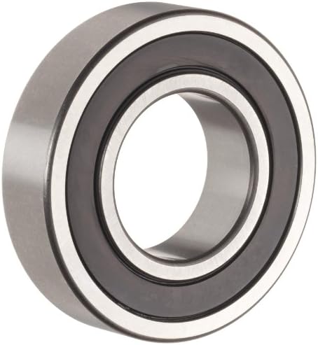 The General 1616 2RS Extra Light Inch Series Ball Bearing, Double Sealed, No Snap Ring, Inch, 1/2" ID, 1-1/8" OD, 3/8" Width, Max RPM, 538 lbs Static Load Capacity, 1151 lbs Dynamic Load Capacity