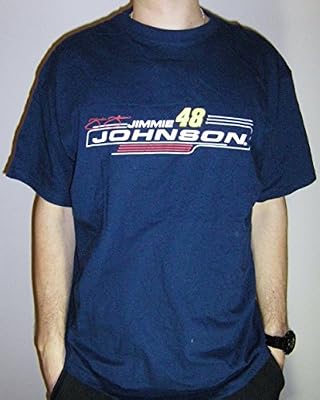 Nascar Officially Licensed Winners Circle Jimmie Johnson#48 Racing Mens XXL Navy Blue T-shirt