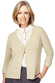 1 Button Tape Knit Cardigan