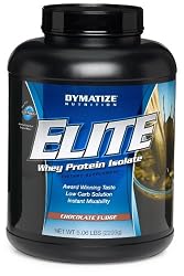 Dymatize Nutrition Elite Whey Protein Powder, Chocolate Fudge, 5.06 Pound
