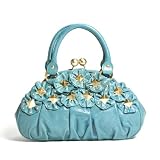 Isabella Fiore Star Studded Lily Frame Handbag