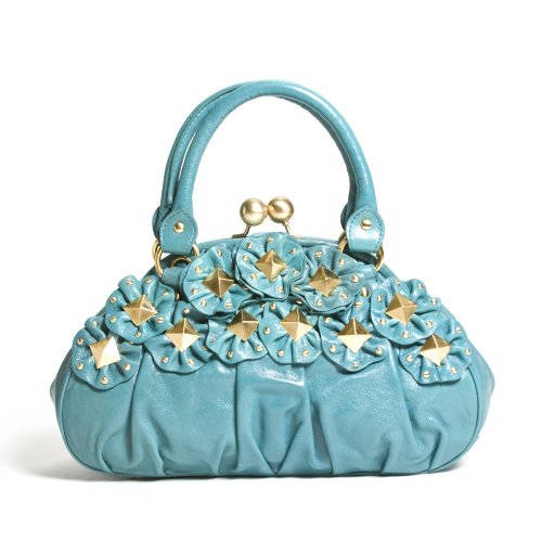 Isabella Fiore Star Studded Lily Frame Handbag